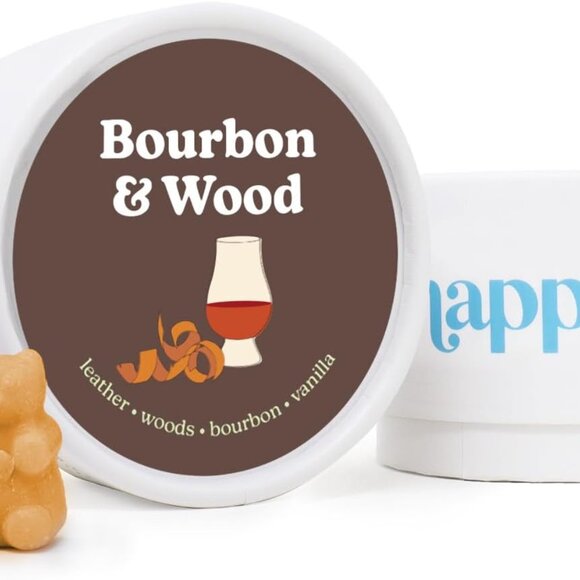 Bourbon & Wood Scented Bear Wax Melts - Natural Strong Fall Scented Wax Melts In - Picture 1 of 5